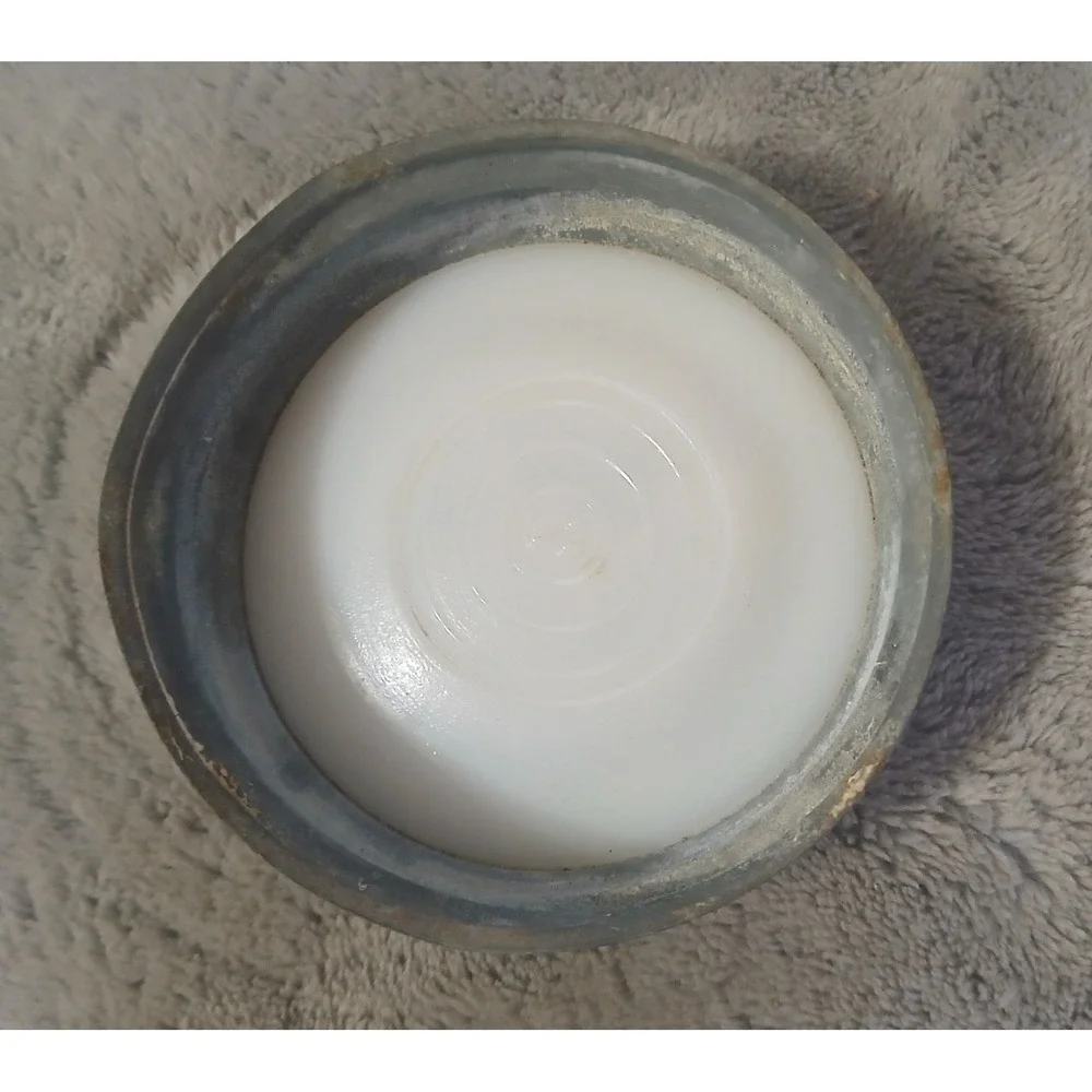 Vintage Zinc Canning Jar Lid with Milk‎ Glass Liner Standard Mouth Replacement